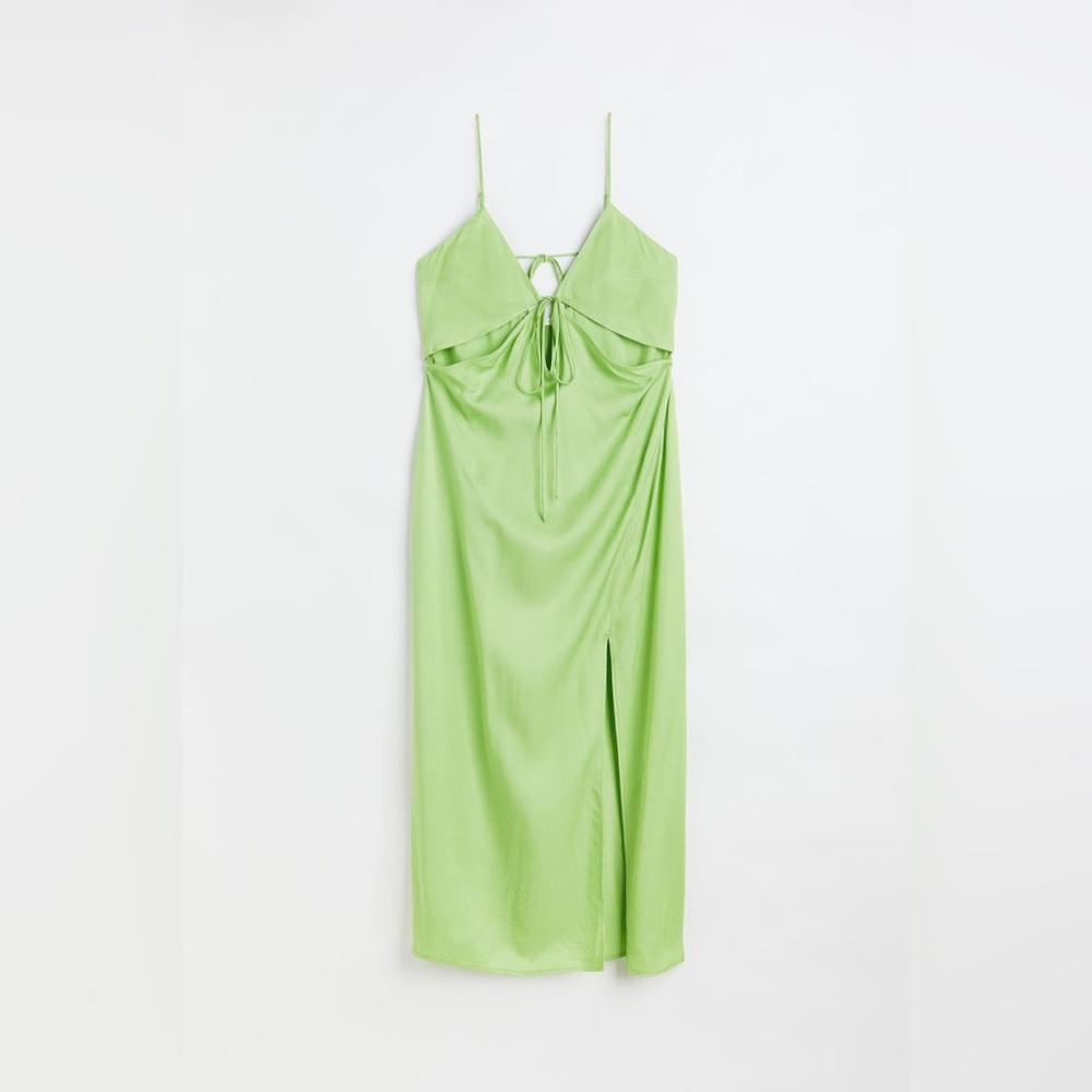 V-neck cutout dress